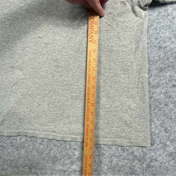 Vintage Nike T Shirt Mens Large Gray Boxy Crew Neck Short Sleeve T‎ Made In USA - Picture 4 of 9